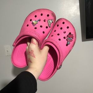 Hot Pink Crocs